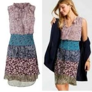 CAbi Keyhole Knee-length casual floral Dresses Women size L